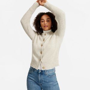 Everlane Alpaca Cropped Cardigan